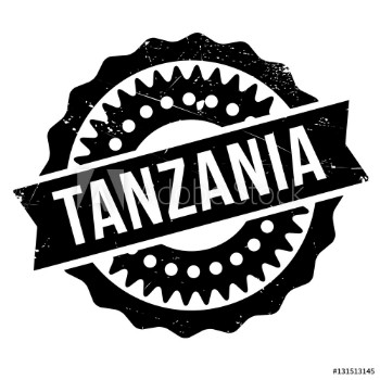 Bild på Tanzania stamp rubber grunge